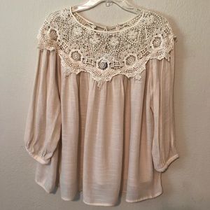 Anthropologie Moliet Lace Top